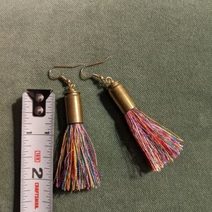 Repurposed casing earrings